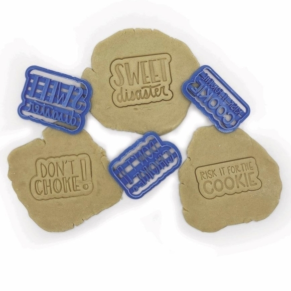Set of Snarky, Humorous Cookie Cutters - Picture 1 of 6
